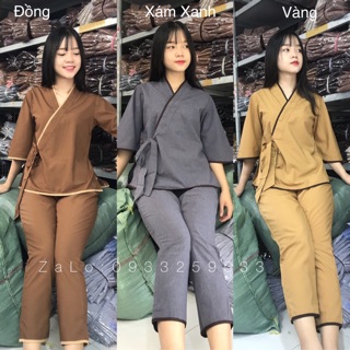 Đồ Lam Đi Chùa # Nhật Nơ Vải Mát