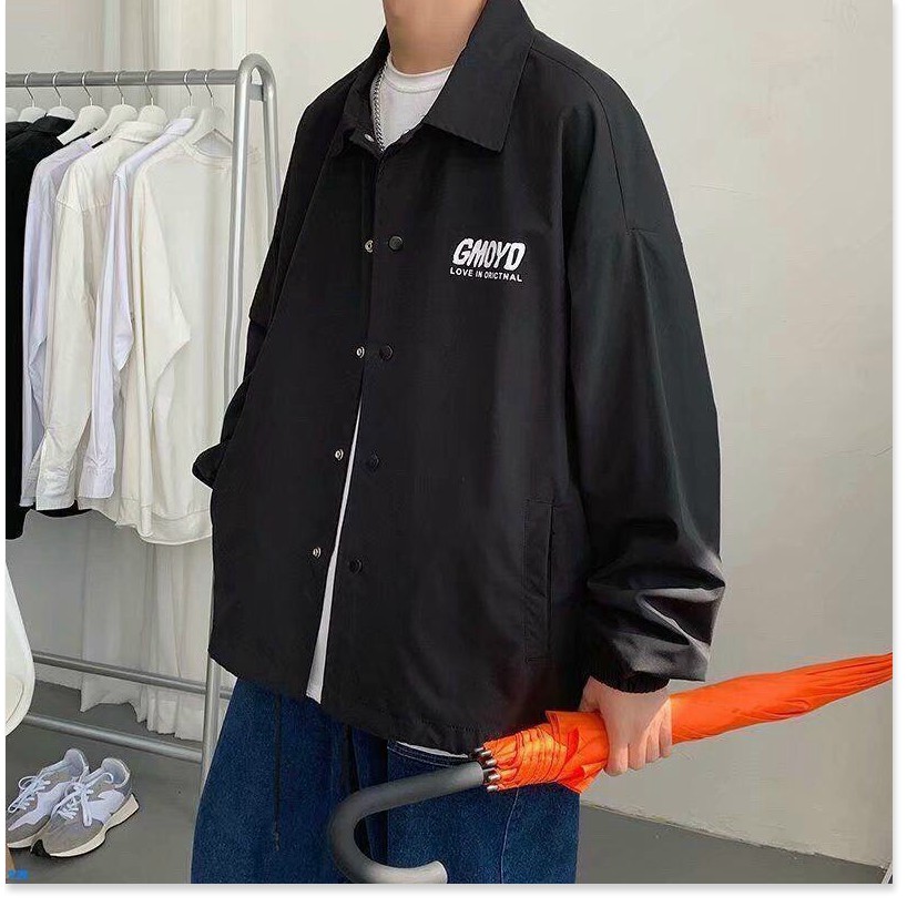 Áo khoác dù chống nắng kiểu dáng Sơ mi Unisex form rộng, cardigan nam nữ chuẩn form 75kg | BigBuy360 - bigbuy360.vn