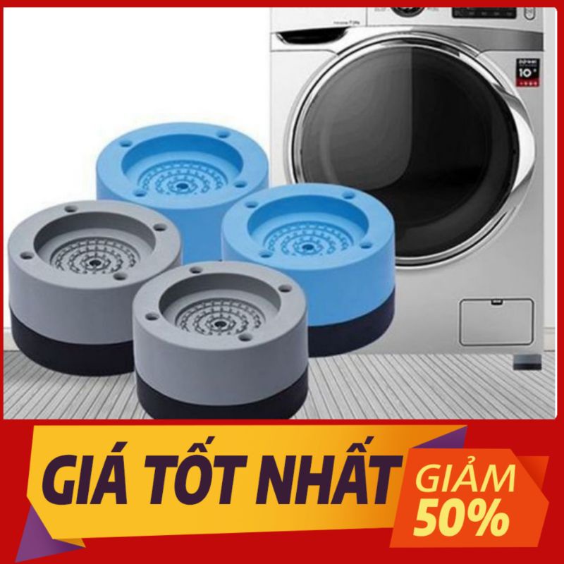 [Loại sịn] Set 4 Chân đế kê máy giặt chống rung chống ồn - Hộp 4 chiếc CMG04 [CEC Store]