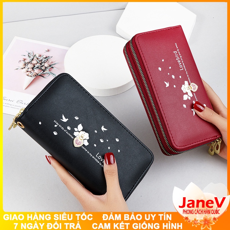 Ví Nữ Dài Cầm Tay Cao Cấp Sang Trọng Phong Cách Hàn Quốc TVNN399