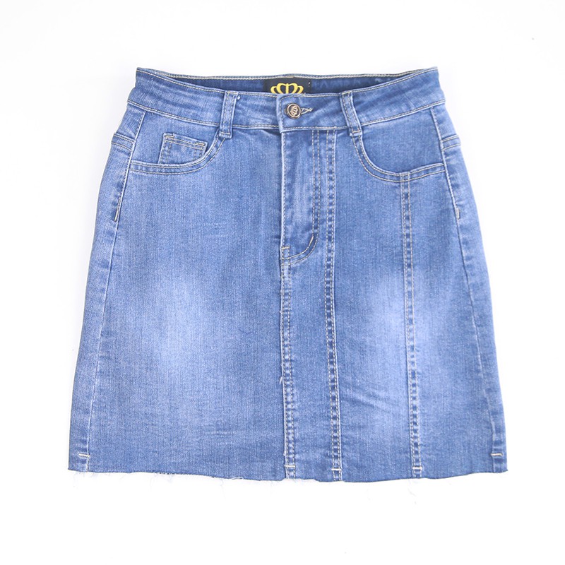 Chân váy ngắn, Váy Jean ngắn dự tiệc màu xanh, Chất jean mềm mại | BigBuy360 - bigbuy360.vn
