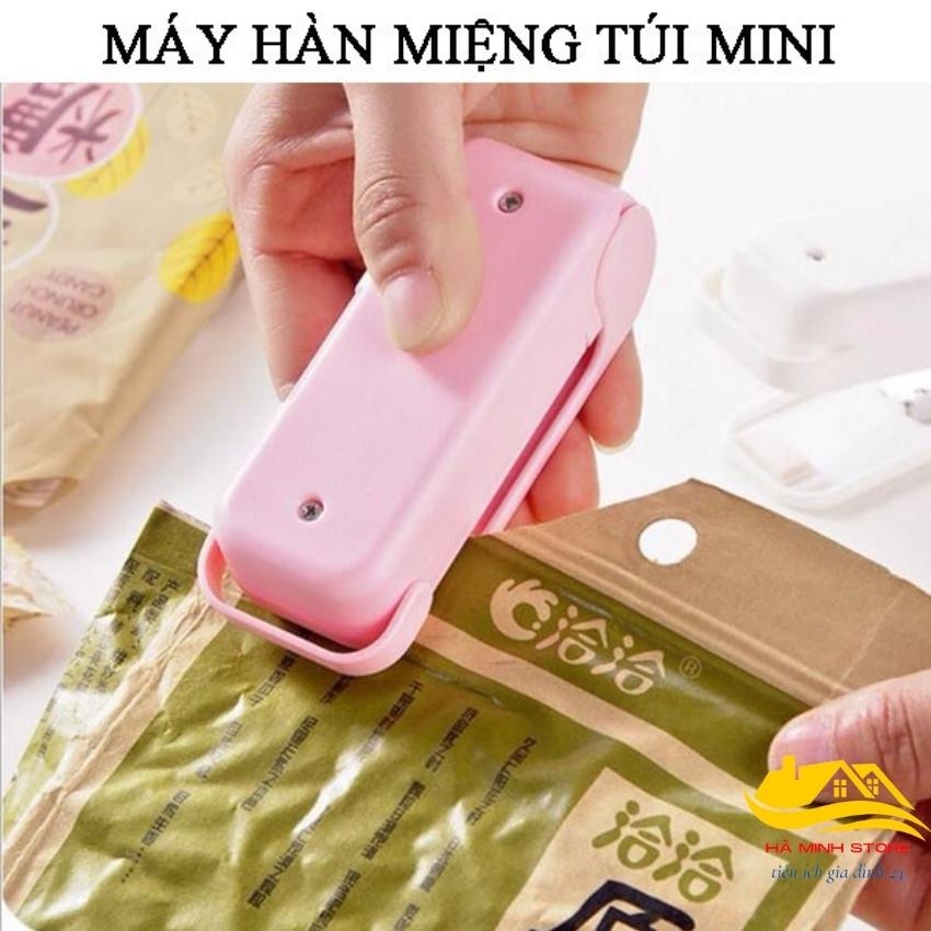 Máy hàn miệng túi mini cầm tay nhỏ gọn dụng cụ hàn miệng túi nilong túi bóng dùng nhiệt tiện lợi