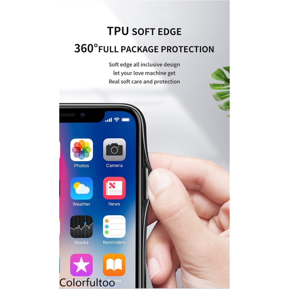 Ốp Điện Thoại Kính Cường Lực Cứng Chống Sốc Chống Trượt Màu Gradient Cho Xiaomi Mi Note 10 Lite Play Mix 2s 2 Max 2 3