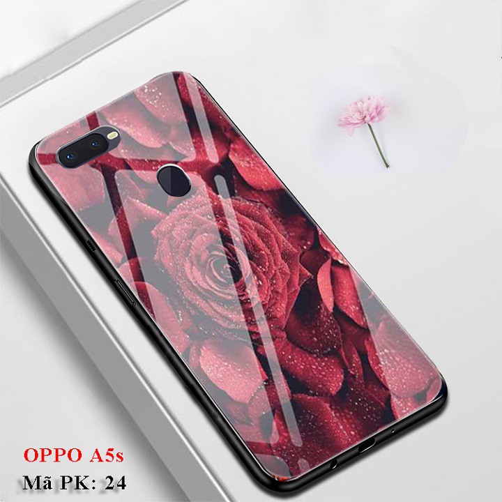 Ốp lưng A5s, ốp lưng oppo a5s mặt lưng kinh 9H in hình 3D sang bóng bảo vệ điện thoại tuyệt đối