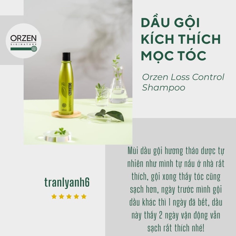 Dầu gội kích thích mọc tóc Orzen