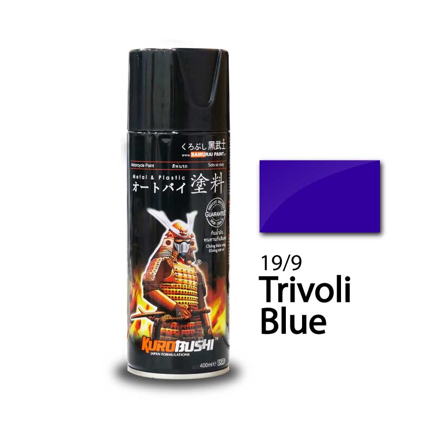 Sơn xịt Samurai Kurobushi - MÀU XANH TRIVOLI 19/9 (400ml)