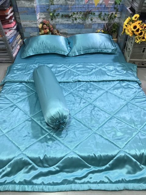 Trọn Bộ Drap Phi Lụa Cao Cấp Full 5 món | BigBuy360 - bigbuy360.vn