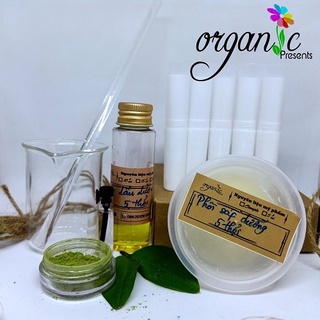 BỘ KIT LÀM SON DƯỠNG HANDMADE MATCHA
