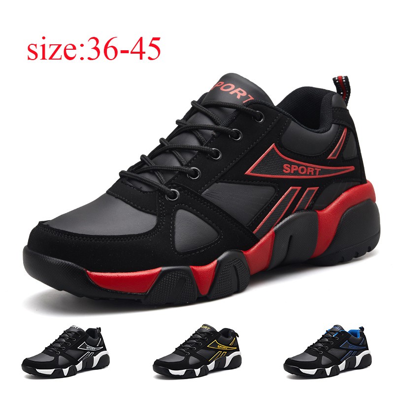 [JINTOHO] Giày Thể Thao Da PU Mềm Thoáng Khí Thoải Mái Có Size 36-45 Cho Cặp Đôi