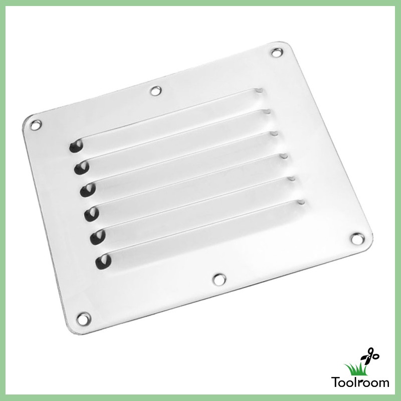 Lỗ Thông Gió Bằng Thép Không Gỉ Hình Vuông 127x115mm