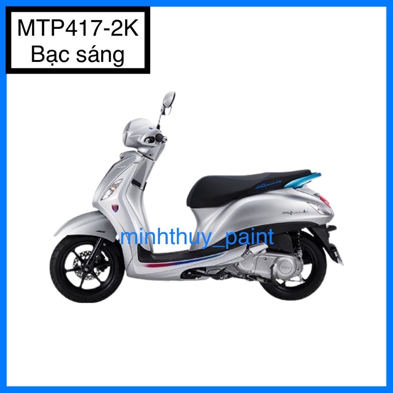 Sơn xe máy Yamaha Grande màu Bạc sáng MTP417-2K Ultra Motorcycle Colors