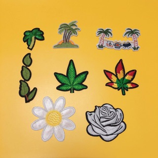 Sticker ủi, patch ủi,hình ủi cây lá hoa (Phụ liệu may vá trang trí quần áo may mặc, Handmade, DIY)