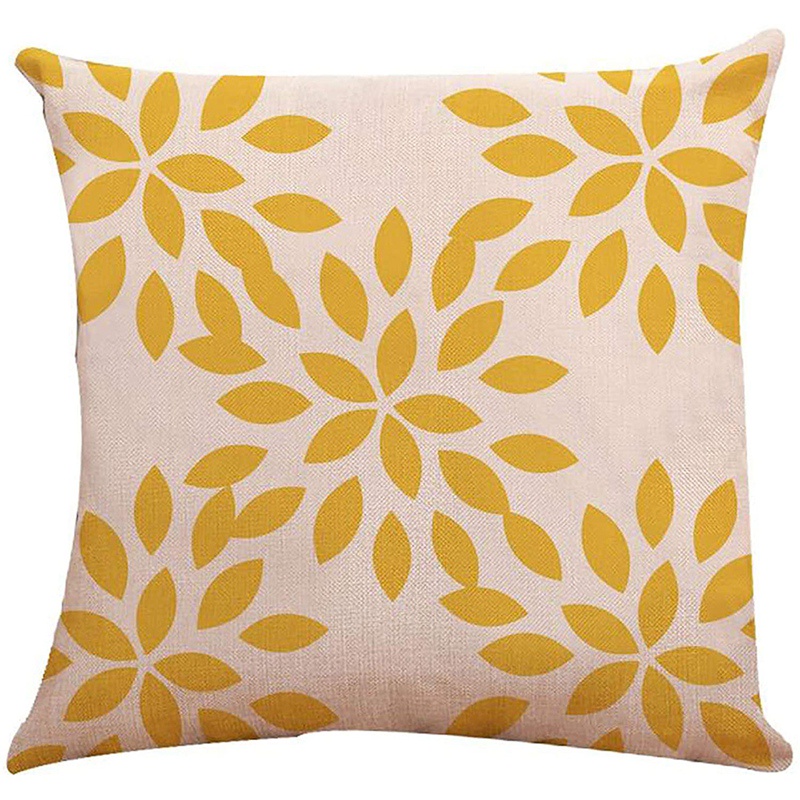 Vỏ Gối Tựa Lưng Ghế Sofa 18X18 ern Bằng Vải Lanh Dùng Trang Trí Ngoài Trời