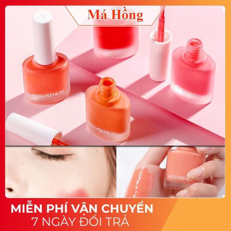 [FREESHIP]  Má hồng dạng lỏng Molvsenlin Lollipop Blusher MLB6