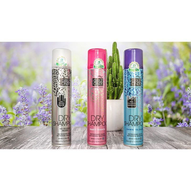 Dầu Gội Khô Girlz Only Dry Shampoo 200ml