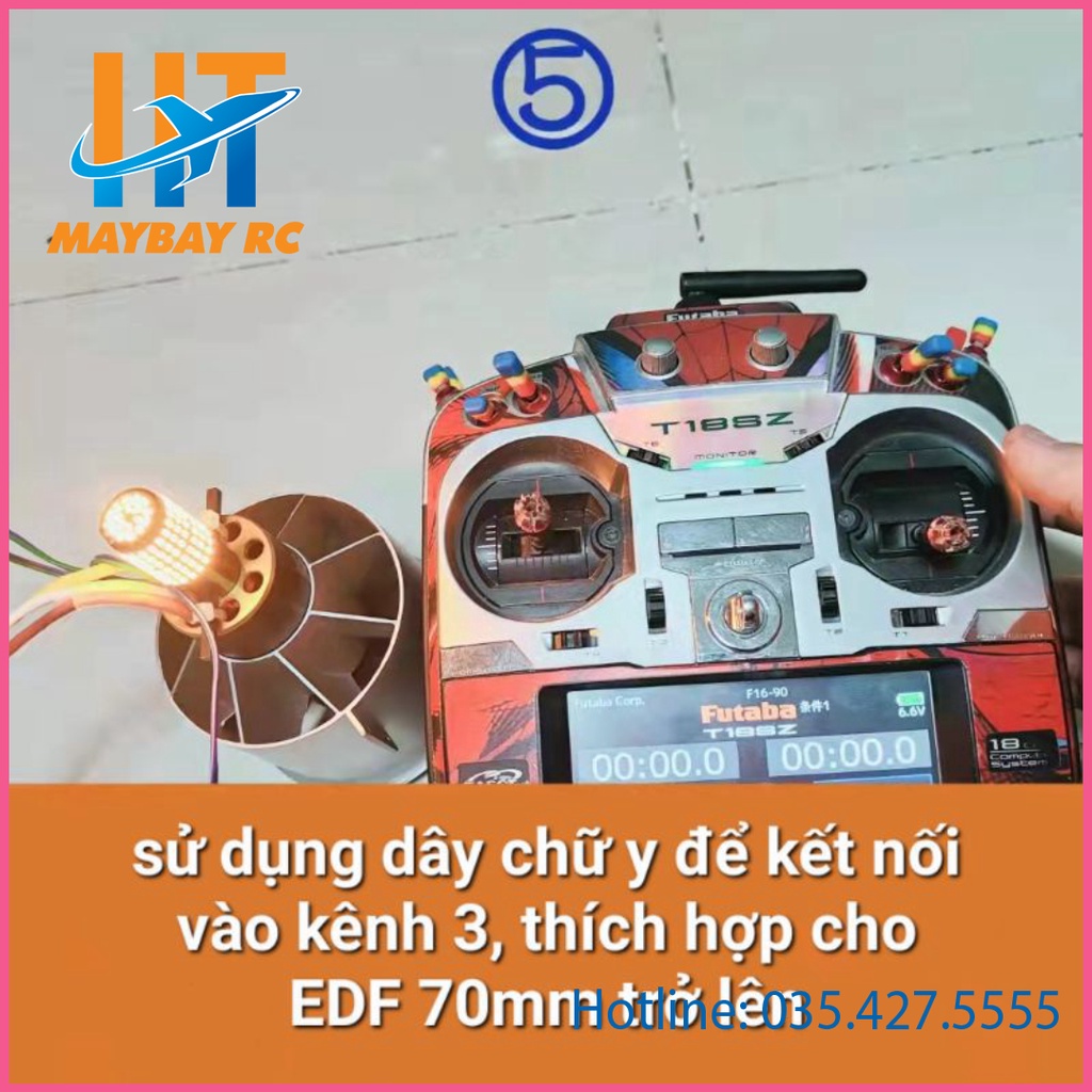 Bộ led giả lập ánh sáng động cơ phản lực cho máy bay điều khiển