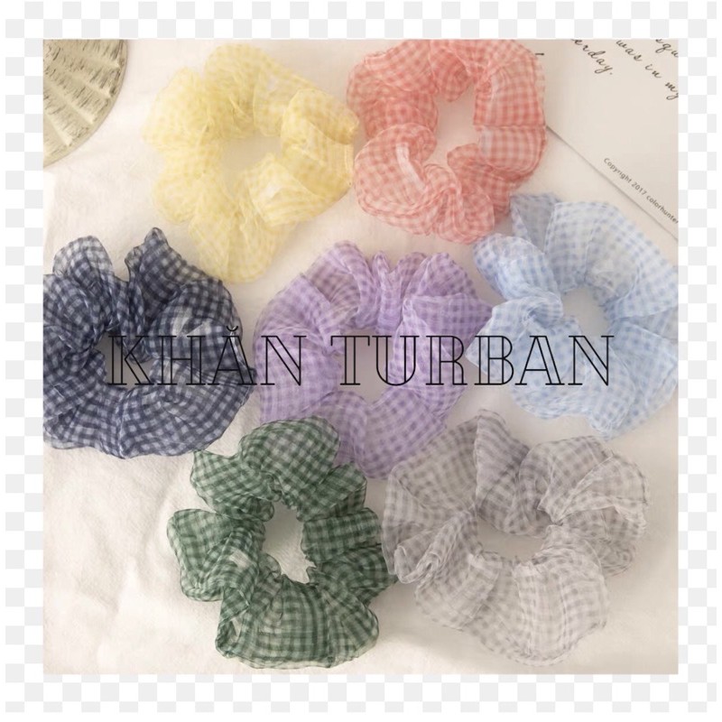 cột tóc scrunchies dây buộc tóc