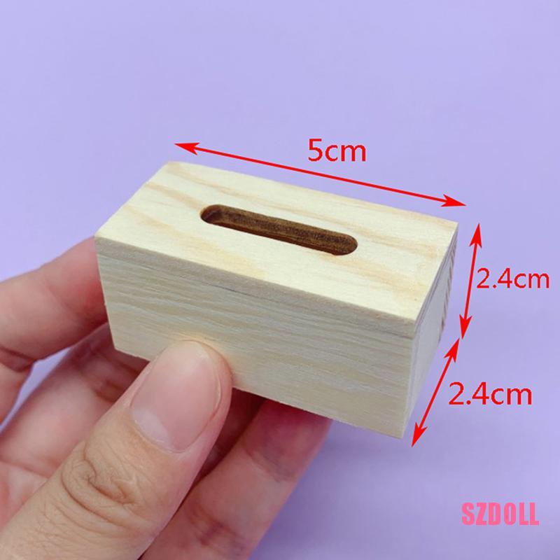1 Tủ Gỗ Mini Trang Trí Nhà Búp Bê SZDOLL6