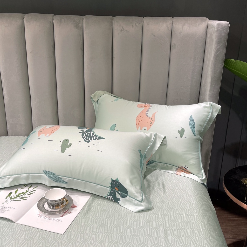 Bộ Chăn Ga Gối Lụa Tencel Cao Cấp Sét 4 Món Siêu Sang Xịn Mịn Mát