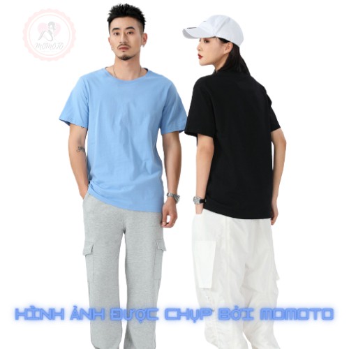 Áo thun Unisex Basic Tee MOMOTO phông trơn nam nữ tay lỡ oversize form rộng 12 màu | BigBuy360 - bigbuy360.vn