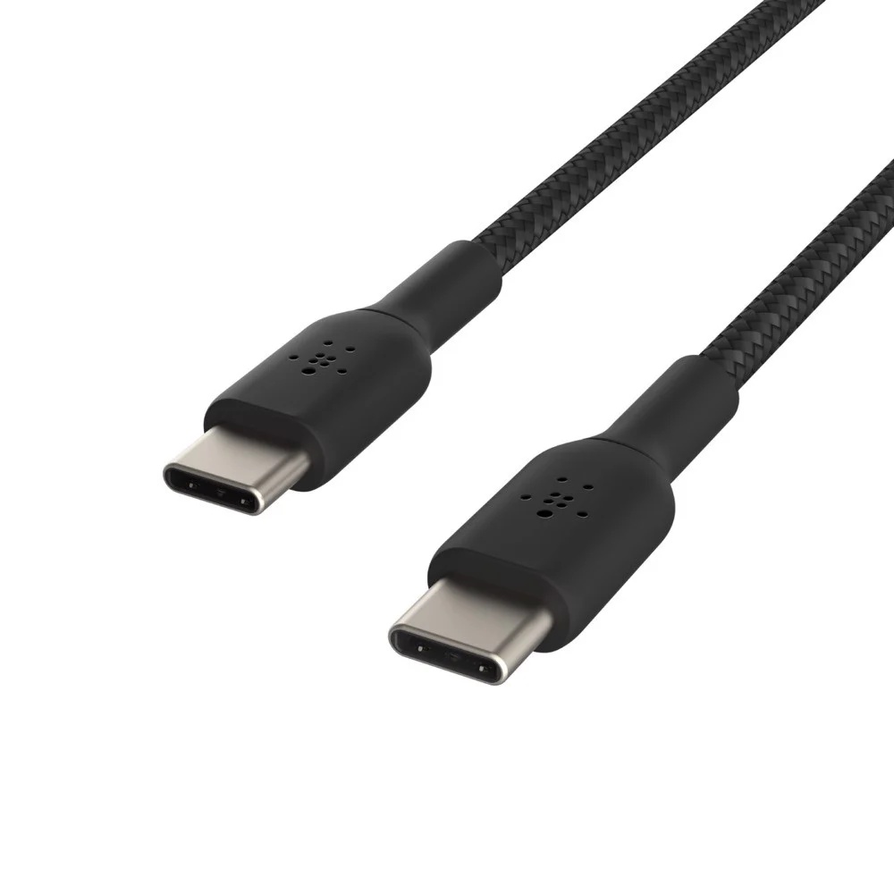 Cáp sạc nhanh Belkin Type C to C BOOST↑CHARGE™ bọc dù, dài 1 mét, 60W chính hãng | Bảo hành 6 tháng