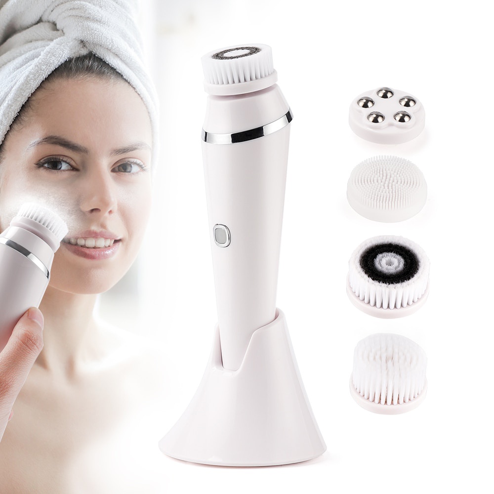 Cọ rửa mặt FOREVERLILY 4 trong 1 làm sạch sâu hỗ trợ giảm mụn trứng cá và mụn đầu đen