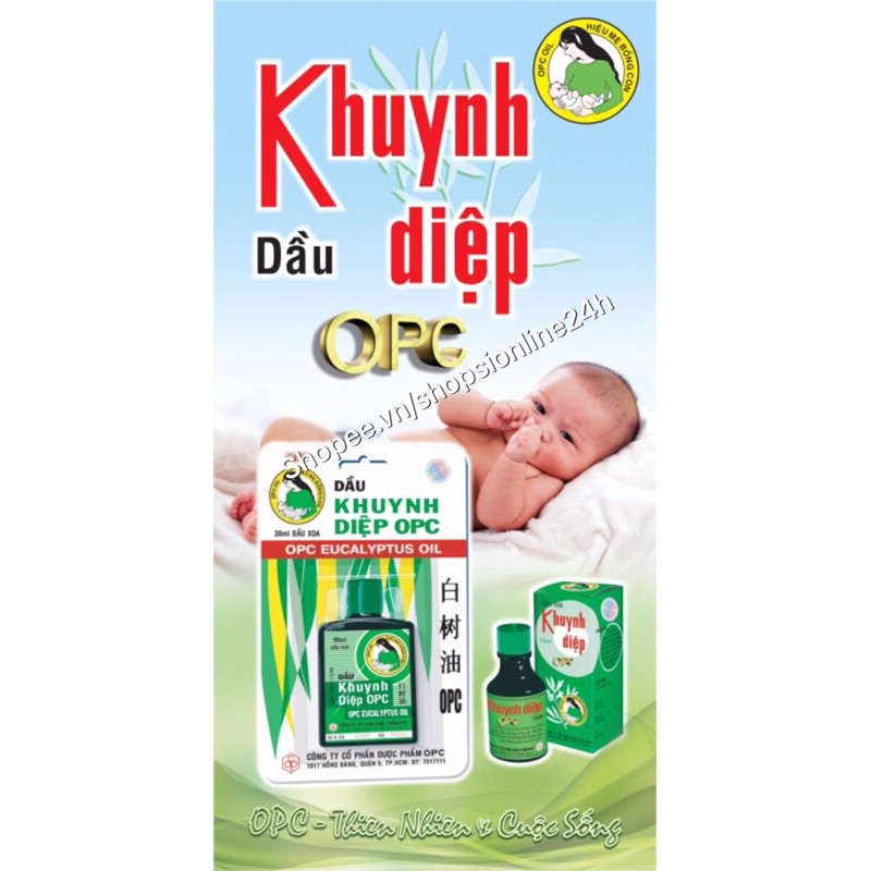 {✅chính hãng} Dầu Khuynh Diệp OPC (date mới)