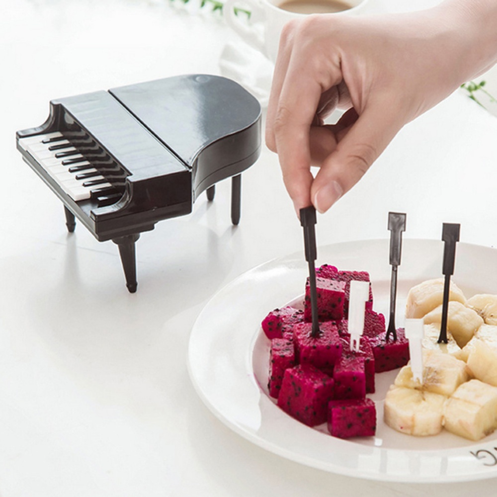 Nĩa Ăn Trái Cây Hình Đàn Piano Độc Đáo