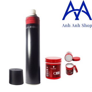 Combo Sáp vuốt tóc Osis và Gôm Luxurious 320ml