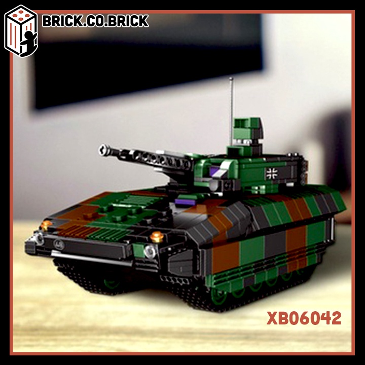 Xếp Hình Xe Tăng Chiến Đấu Của Đức Schutzenpanzer German Tank 2A6 XB06042