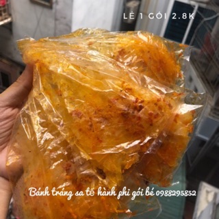 Bánh tráng trộn sa tế hành gói nhỏ