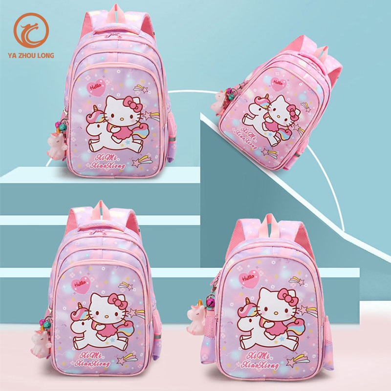 Balo đi học YAZHOULONG họa tiết hello kitty dễ thương đáng yêu cho bé