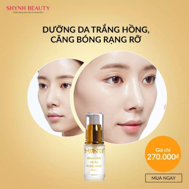 Serum gừng trắng face swhite