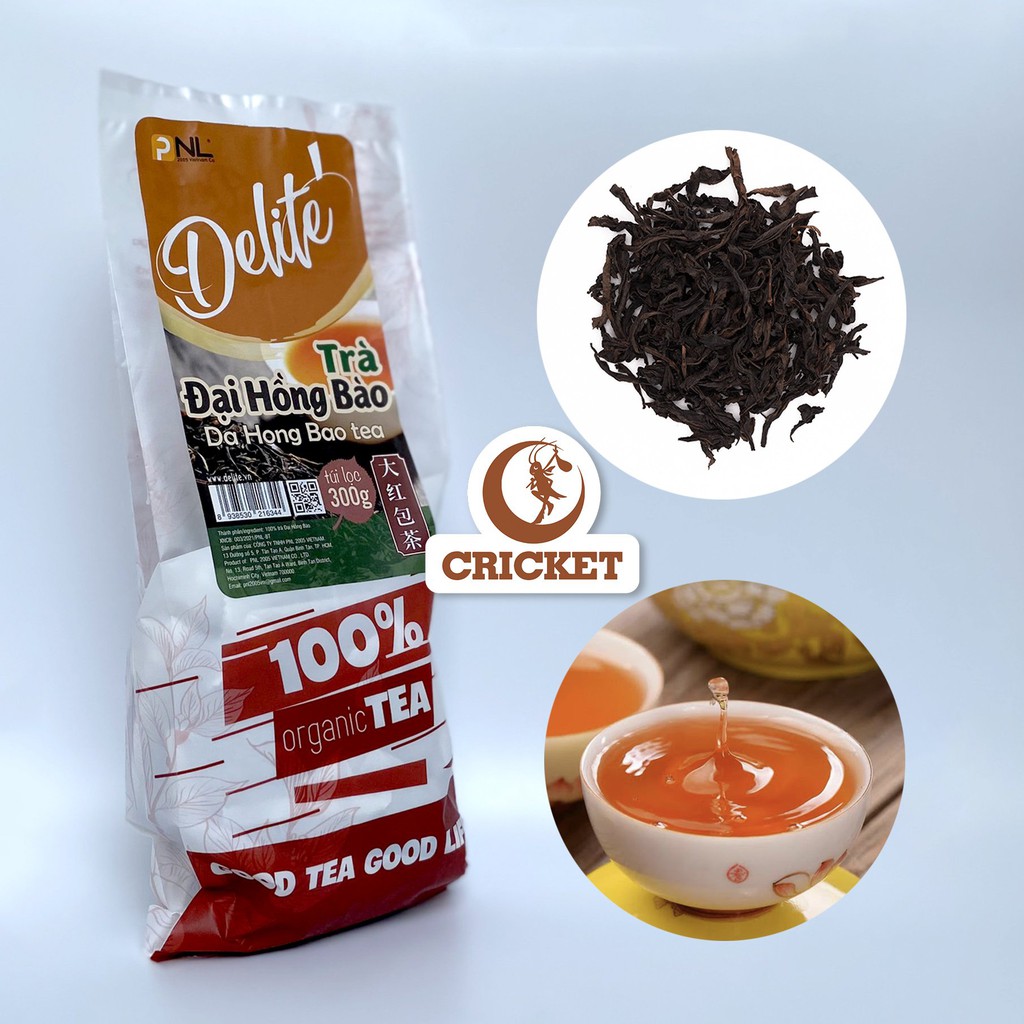 Trà Đại Hồng Bào Túi Lọc Delite - 300g - nguyên liệu trà sữa ngon tuyệt hảo