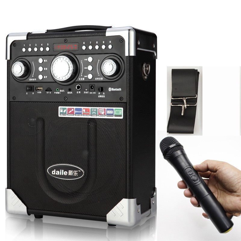 LOA KÉO BLUETOOTH KARAOKE DAILE S8  A062  TẶNG 1    MIC KHÔNG DÂY