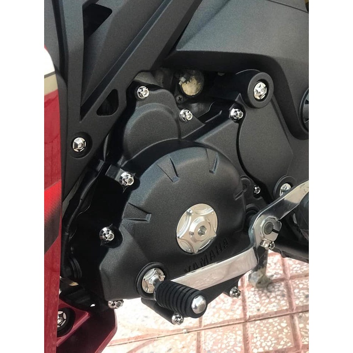 Ốc mâm lửa TBT v1 ngôi sao chuẩn inox 304 dành cho yamaha honda suzuki.