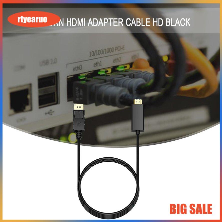 Cáp chuyển đổi Displayport DP sang đầu HDMI 1080p dài 1.8m chuyên dụng cho PC HDTV máy chiếu Laptop chất lượng cao