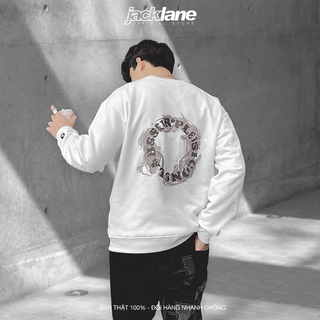 Áo Sweater Oversize Alusi, JACKLANE, Áo nỉ chui đầu Unisex Jack Lane