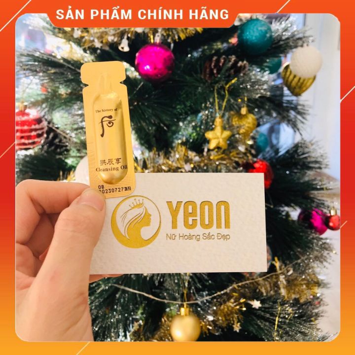 (Xã Kho) Gói dầu tẩy trang whoo Cleansing oil | BigBuy360 - bigbuy360.vn