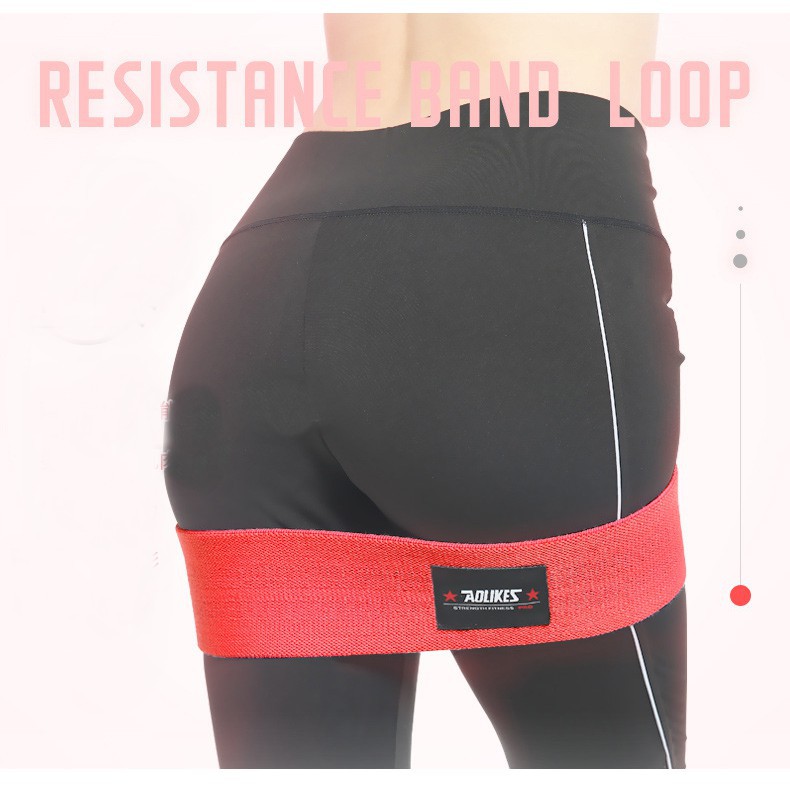 BÁN SỈ - AOLIKES RB 3603 (1 CHIẾC) DÂY ĐÀN HỒI TẬP MÔNG, VÒNG 3, HÔNG, ĐÙI, CHÂN chuyên gym ĐỒ