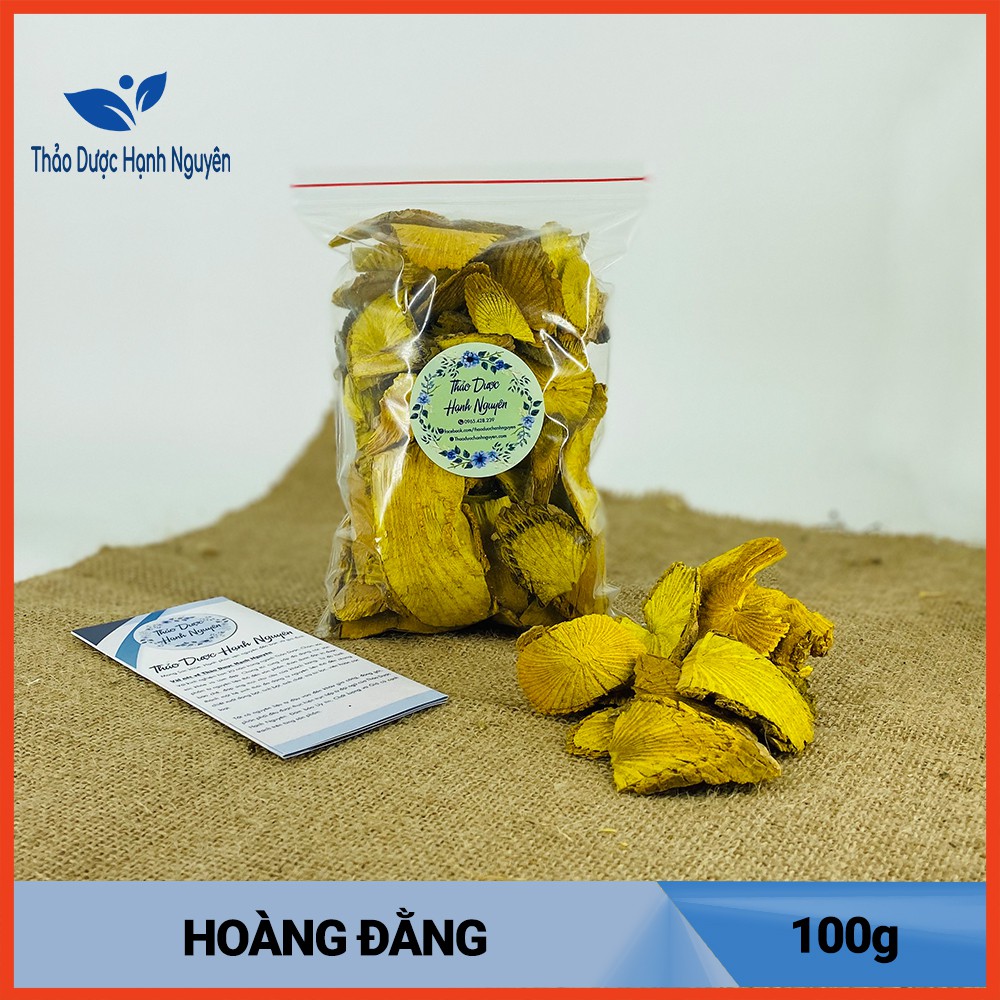 [Video] Hoàng Đằng (Miếng to, vàng, đẹp)_100gr_Có hút chân không bảo quản