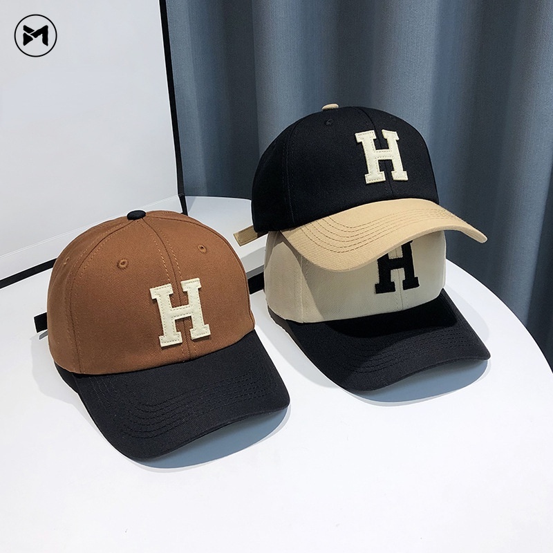 Nón Lưỡi Trai Thêu Chữ H 2022 Màu Sắc Thời Trang