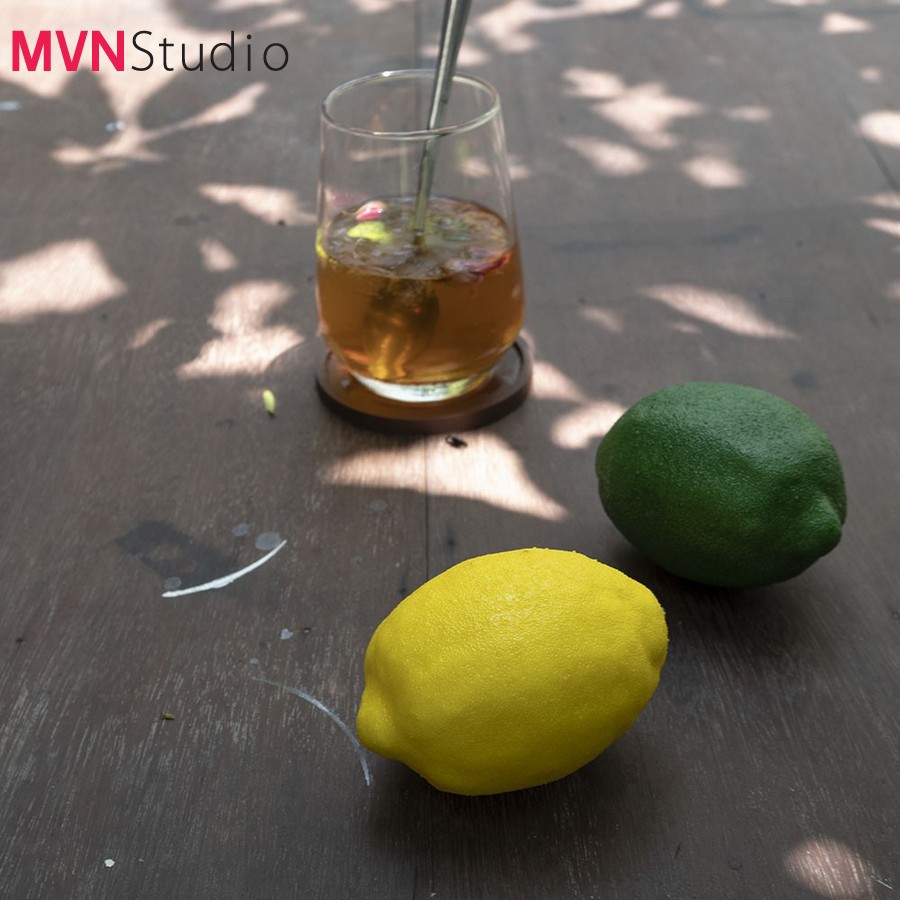 MVN Studio - Quả Chanh mô phỏng giống thật 90%, decor phụ kiện trang trí chụp ảnh siêu đẹp (Size Lớn)