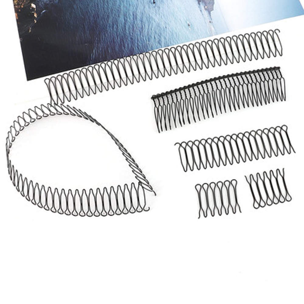 [Hàng mới về] Kẹp Tóc Kiểu Lược Tạo Kiểu Tóc Màu Đen Bằng Hợp Kim Dành Cho Nữ