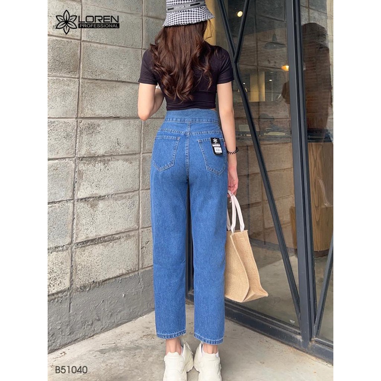 Quần jean baggy LOREN lưng kiểu B51040