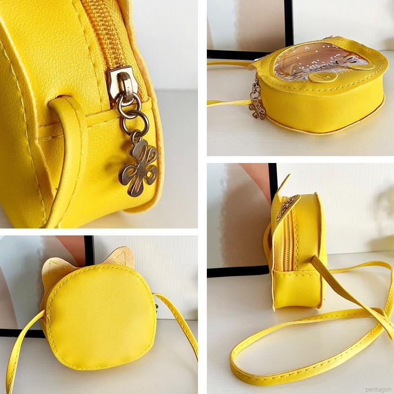 Túi đeo chéo hình mèo tiện dụng cho bé gái