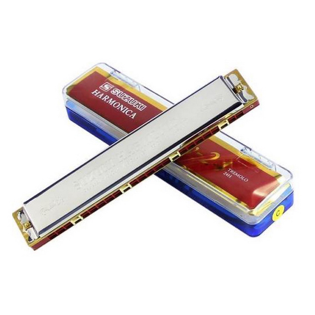 Kèn Harmonica Tremolo Suzuki Study 24 Lỗ  Có Clip Test Âm