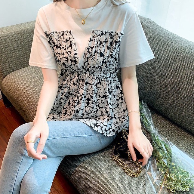 Áo Thun Chiffon Thiết Kế Mới Cao Cấp Thời Trang