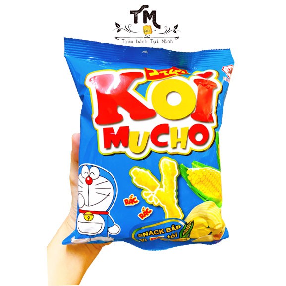 Bánh Snack bắp Koimucho - vị bơ tỏi 36g