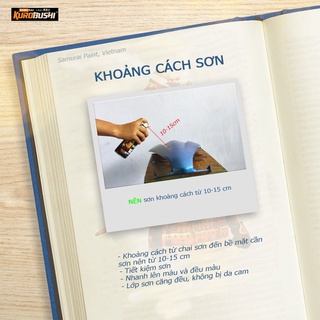 Sơn Samurai Màu Đỏ Nhám Mờ Y9595 dung tích 400ml (cần sơn trên nền bạc 124)